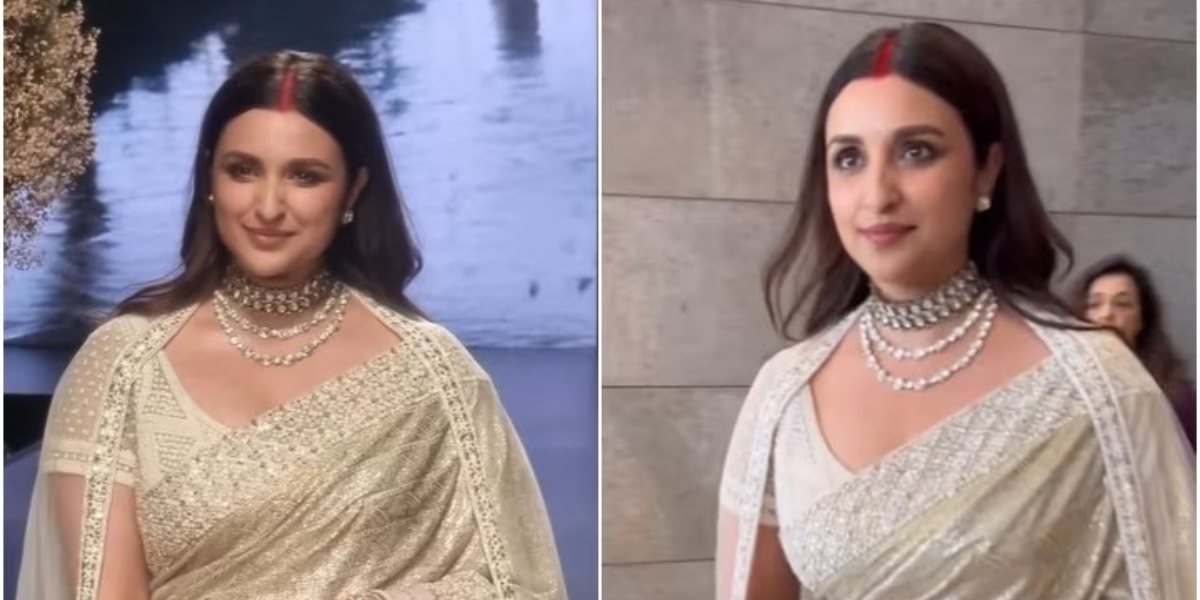 शादी के बाद पहली बार रैंप पर उतरीं Parineeti Chopra को लोगों ने किया जमकर Troll, कहा- 'ये सिंदूर बस चार दिन ही दिखेगा'