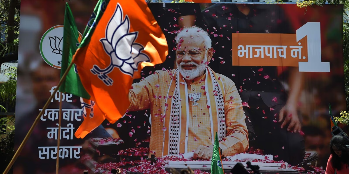 Lok Sabha Election 2024: Opinion poll forecasts 342 seats for BJP and the lowest-ever result for Congress