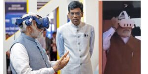 Watch PM Modi turns gamer 'NaMo OP' and plays virtual reality games.