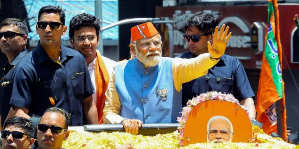 Who wins the 2024 Lok Sabha elections? Modi-led BJP takes the lead in pre-poll survey.