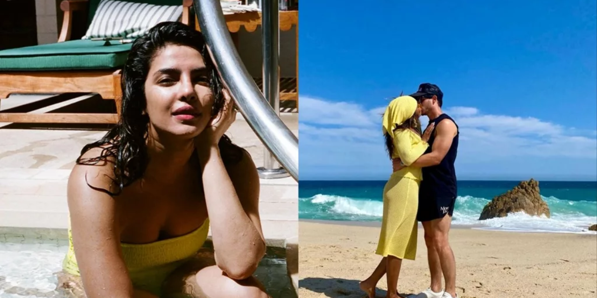 The 'happy' husband kisses and loves Priyanka Chopra on her birthday; see his PDA post.