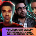 Stree 2 box office collection day 7: Shraddha Kapoor, Rajkummar Rao film nears ₹300 crore milestone in India.