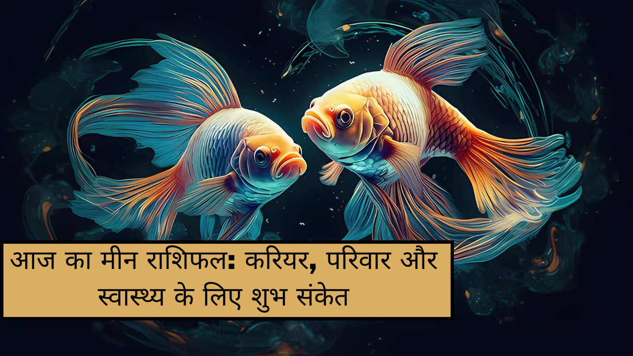 आज का मीन राशिफल: करियर, परिवार और स्वास्थ्य के लिए शुभ संकेत